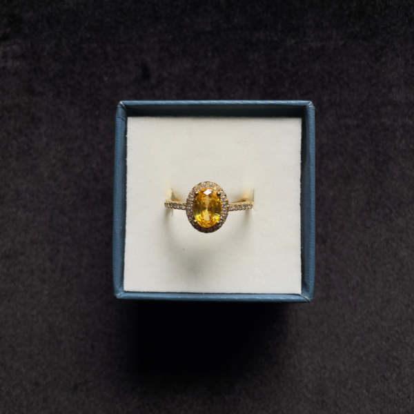 The Aureate Glow Adjustable Ring