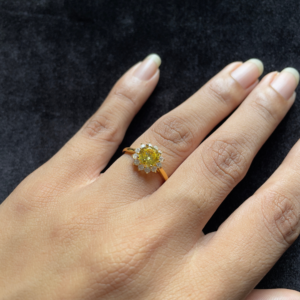 Sunlight Crown Gold-Plated Adjustable Luxury Ring