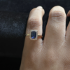 Sapphire Chic Rectangle Ring (Size 6)