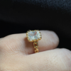 Champagne Radiance Rectangle Ring (Size 6)